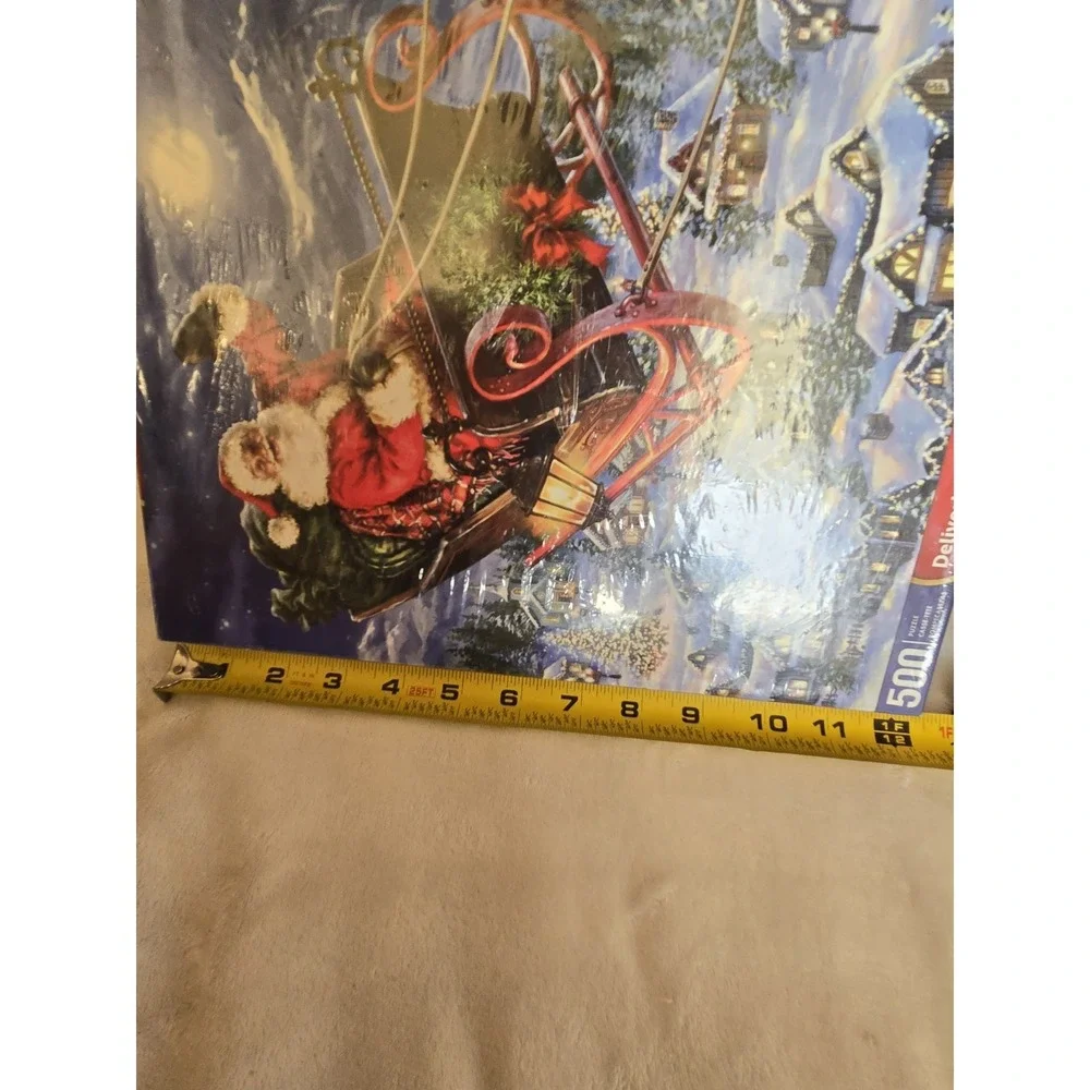 NEW Springbok 500 Piece Christmas‎ Eve Holiday Jigsaw Puzzle Santa Sleigh  USA